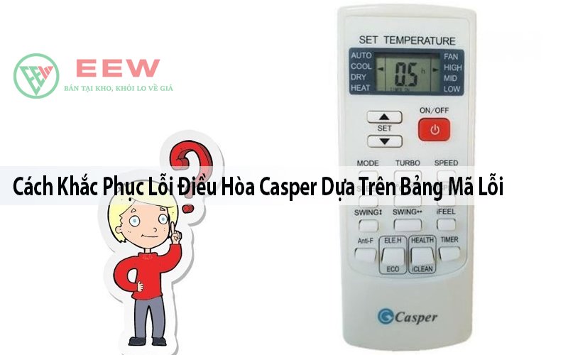 BẢNG MÃ LỖI ĐIỀU HÒA CASPER [Điện máy EEW]