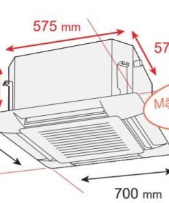 Điều hòa âm trần Daikin 21.000BTU inverter FFF60BV1/RZF60CV2V [Điện máy EEW]