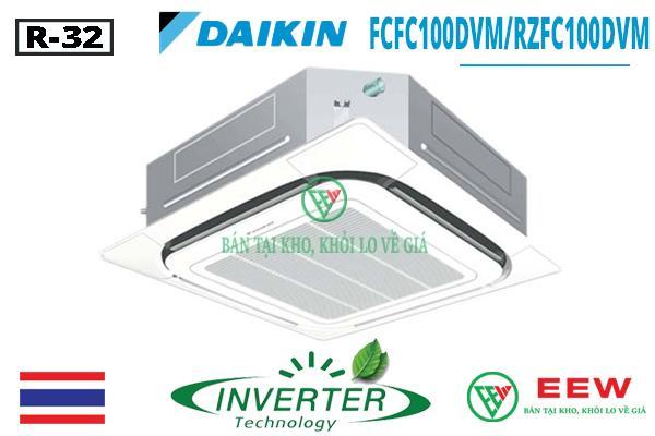 Điều hòa âm trần Daikin 34.000BTU inverter 1 chiều FCFC100DVM/RZFC100DVM [Điện máy EEW]