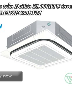 Điều hòa âm trần Daikin 21.000BTU inverter 1 chiều FCFC60DVM/RZFC60DVM [Điện máy EEW]