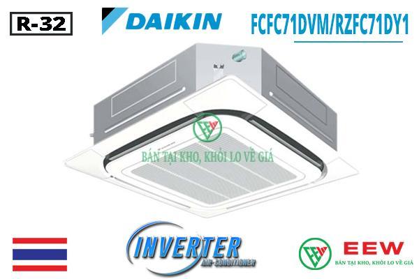 Điều hòa âm trần Daikin 24.000BTU inverter 1 chiều 3 pha FCFC71DVM/RZFC71DY1 [Điện máy EEW]