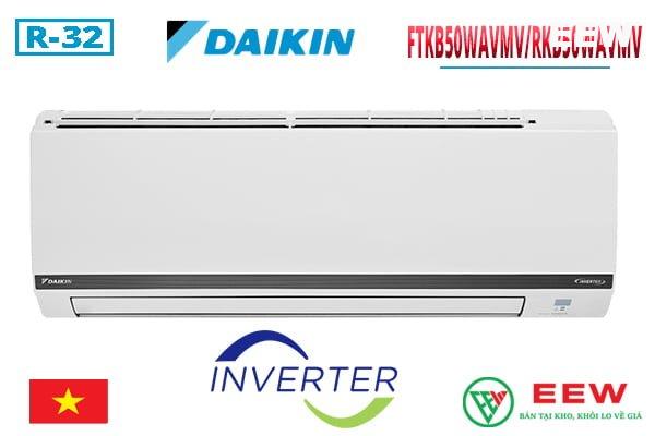 Điều hòa treo tường Daikin 1 chiều inverter 18000BTU FTKB50WAVMV/RKB50WAVMV [Điện máy EEW]