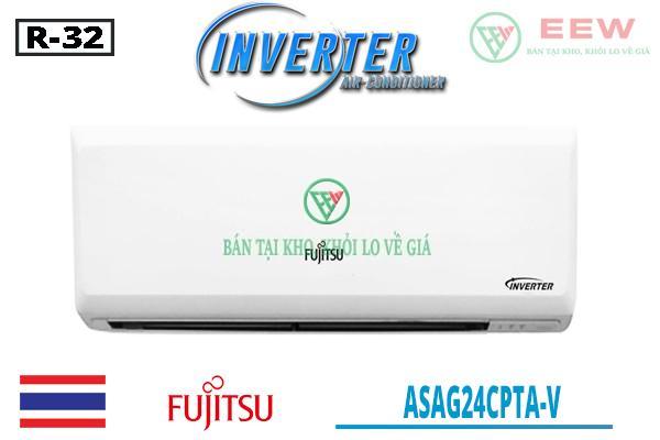 Điều hòa treo tường Fujitsu 24000BTU 1 chiều inverter ASAG24CPTA-V [Điện máy EEW]