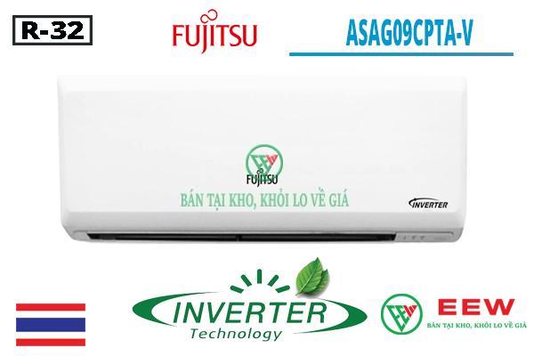 Điều hòa treo tường Fujitsu 9000BTU 1 chiều inverter ASAG09CPTA-V [Điện máy EEW]