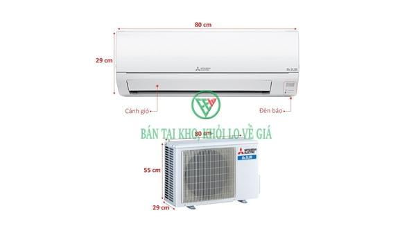 Điều hòa Mitsubishi Electric 1 chiều 18.000BTU MS-HM50VA [Điện máy EEW]