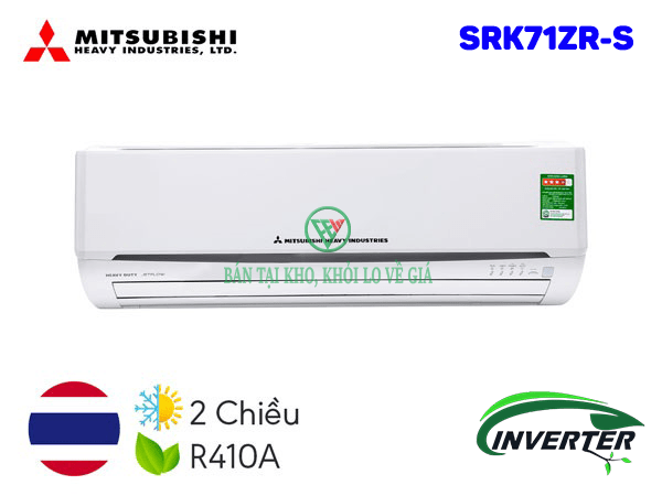 Điều hòa Multi Mitsubishi Heavy 2 chiều 24.000BTU SRK71ZR-S/SRC71ZR-S [Điện máy EEW]