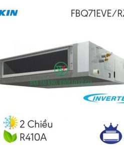 Điều hòa nối ống gió Daikin inverter 24.000BTU 2 chiều FBQ71EVE/RZQ71LV1 [Điện máy EEW]