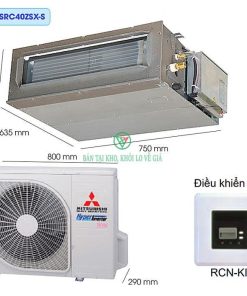 Điều Hòa Nối Ống Gió Mitsubishi 13500Btu 2 Chiều Inverter FDUM40VF/SRC40ZSX-S [Điện máy EEW]