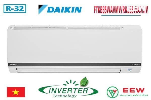 Điều hòa treo tường Daikin 1 chiều inverter 1 chiều FTKB35WAVMV/RKB35WAVMV [Điện máy EEW]