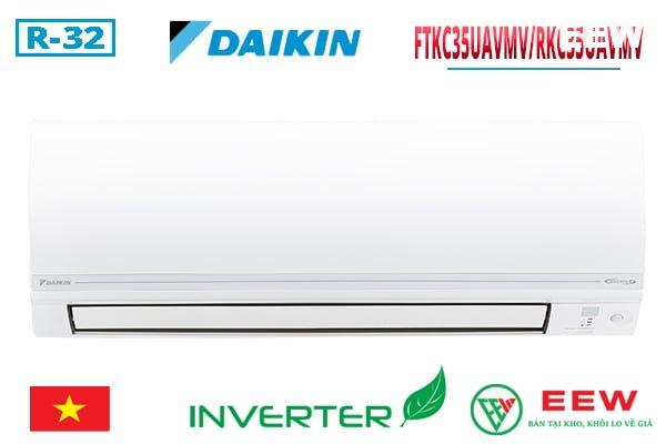 Điều hòa treo tường Daikin 1 chiều 12.000BTU inverter FTKC35UAVMV/RKC35UAVMV [Điện máy EEW]