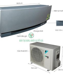 Điều Hòa Treo Tường Daikin Inverter 2 Chiều 11.900BTU FTXJ35NVMVS/RXJ35NVMV [Điện máy EEW]