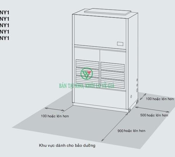 Điều hòa tủ đứng nối ống gió Daikin 1 chiều 200.000BTU FVPGR20NY1/RUR20NY1 [Điện máy EEW]