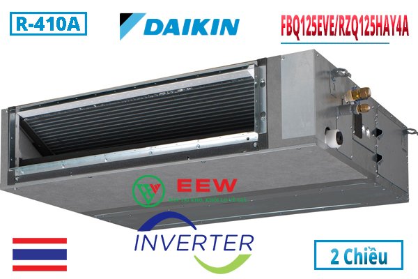 Điều Hòa Nối Ống Gió Daikin Inverter 2 Chiều 42.600BTU FBQ125EVE/RZQ125HAY4A [Điện máy EEW]