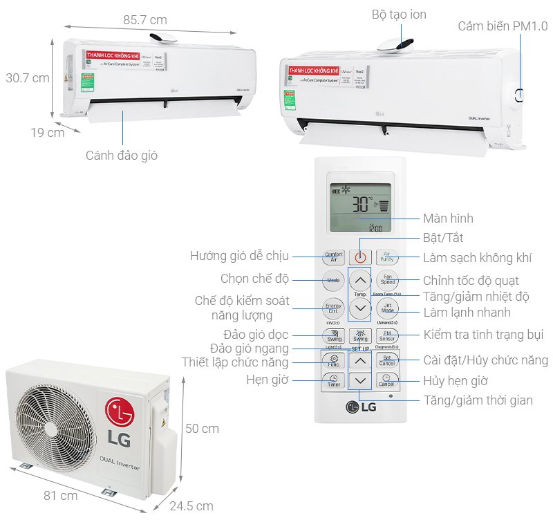 Inverter-9000btu-1-chieu-uvnano-v10apfuv2