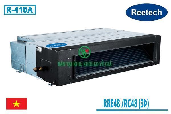 Máy lạnh âm trần gắn ống gió Reetech RRE48 /RC48 3 pha [Điện máy EEW]