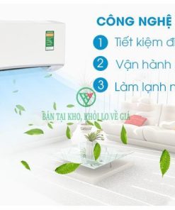 Điều hòa Panasonic 1 chiều 12.000BTU inverter PU12VKH-8 [Điện máy EEW]