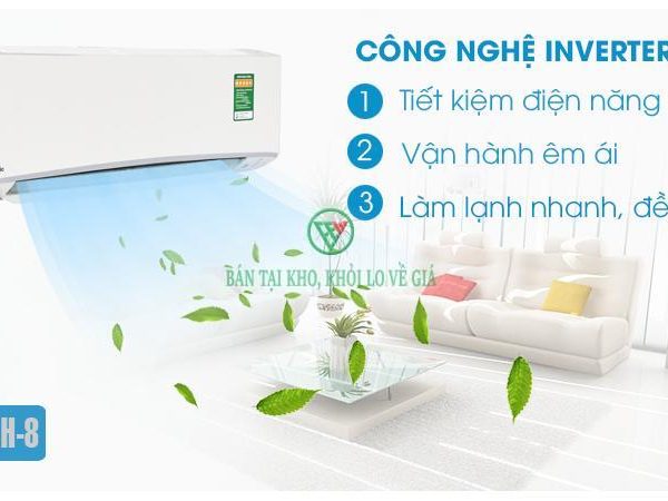 Điều hòa Panasonic 1 chiều 12.000BTU inverter PU12VKH-8 [Điện máy EEW]