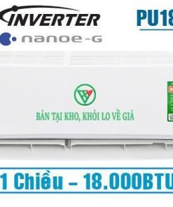 Điều hòa Panasonic 1 chiều 18.000BTU inverter PU18WKH-8M [Điện máy EEW]