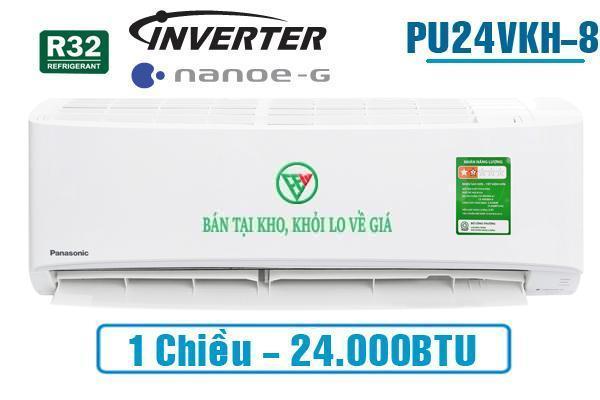 Điều hòa Panasonic 1 chiều 24.000BTU inverter PU24VKH-8 [Điện máy EEW]