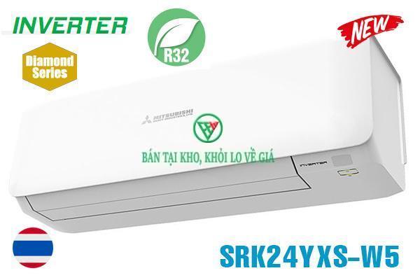 Điều hòa Mitsubishi Heavy inverter 24.000BTU 1 chiều SRK/SRC24YXS-W5 [Điện máy EEW]