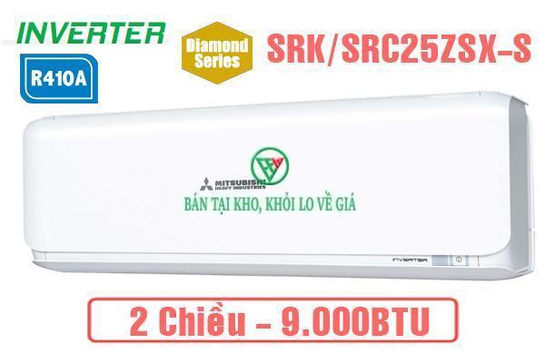 Điều hòa Mitsubishi Heavy 9000BTU inverter 2 chiều SRK/SRC25ZSX-S [Điện máy EEW]