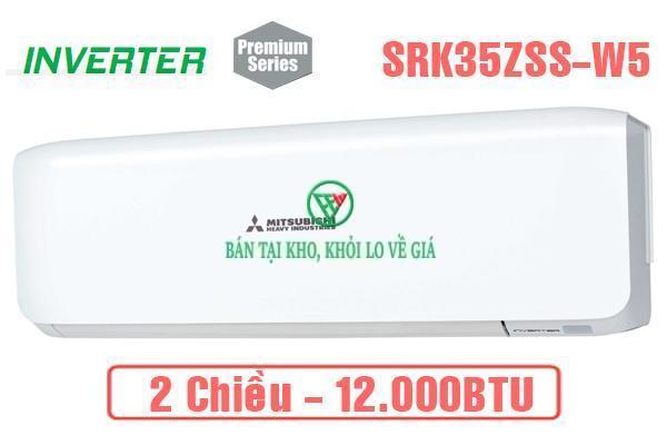 Điều hòa Mitsubishi Heavy 12000BTU 2 chiều inverter SRK35ZSS-W5 [Điện máy EEW]