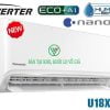 Điều hòa Panasonic 18.000BTU 1 chiều inverter U18XKH-8 [Điện máy EEW]