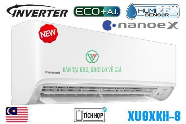 Điều hòa Panasonic 9.000BTU 1 chiều inverter cao cấp XU9XKH-8 [Điện máy EEW]