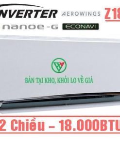 Điều hòa Panasonic 2 chiều inverter 18.000BTU Z18VKH-8 [Điện máy EEW]