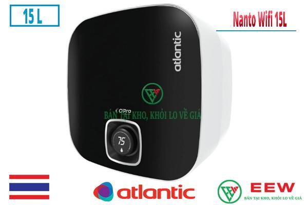 Bình Nóng Lạnh Atlantic Nanto Wifi 15L vuông [Điện máy EEW]