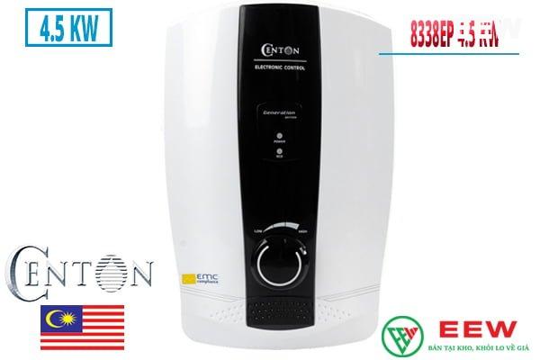 Bình nóng lạnh Centon Trực Tiếp có bơm 8338EP 4.5 KW [Điện máy EEW]