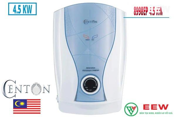 Bình nóng lạnh Centon Trực Tiếp có bơm 8998EP 4.5 KW [Điện máy EEW]