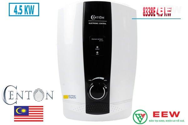 Bình nóng lạnh Centon Trực Tiếp không bơm 8338E 4.5 KW [Điện máy EEW]