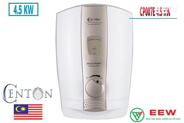 Bình nóng lạnh Centon Trực Tiếp không bơm CP007E 4.5 KW [Điện máy EEW]