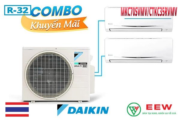 Máy lạnh Multi S Daikin MKC70SVMV/CTKC35RVMV [Điện máy EEW]