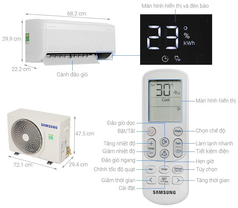 Inverter-smart-wind-free-9000-btu-1-chieu-ar10cyhaawknsv2